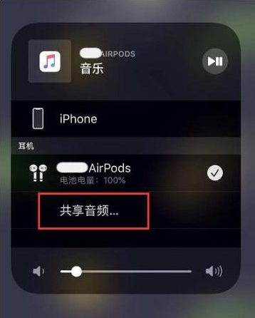 白云矿区苹果14音频维修点分享iPhone14音频共享设置方法 