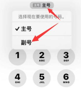 白云矿区苹果14维修店分享iPhone 14 Pro Max使用副卡打电话的方法 