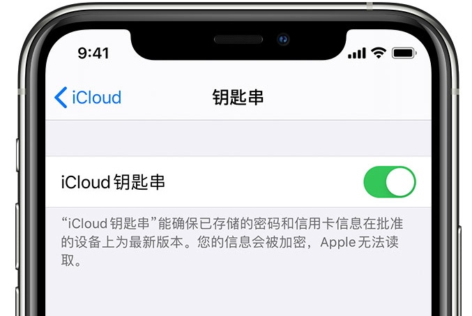 白云矿区苹果手机维修分享在 iPhone 上开启 iCloud 钥匙串之后会储存哪些信息 